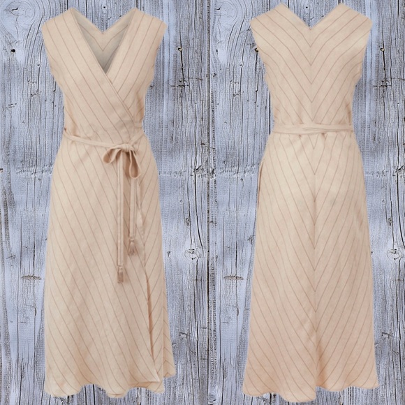 Antonelli linen wrap dress. EUC - Picture 1 of 7